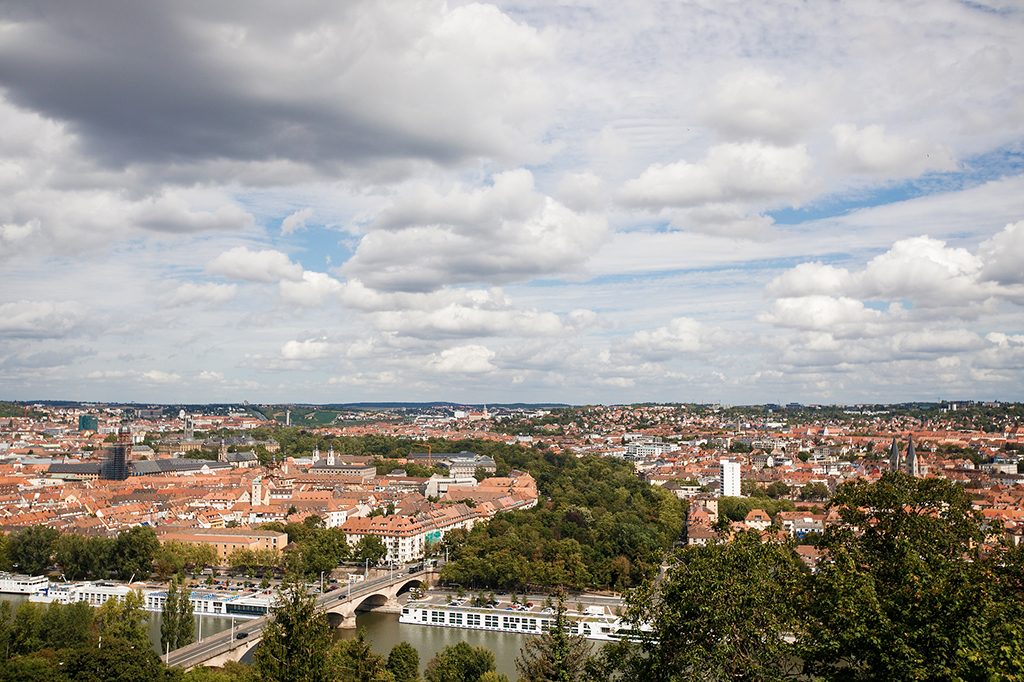 Über den Dächern von Würzburg | Schlosshotel Steinburg | Bayern