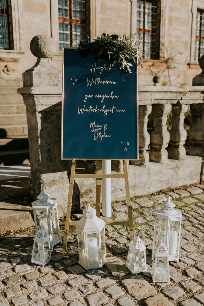 Magical Winter Wedding | Schloss Hemhofen | Bayern