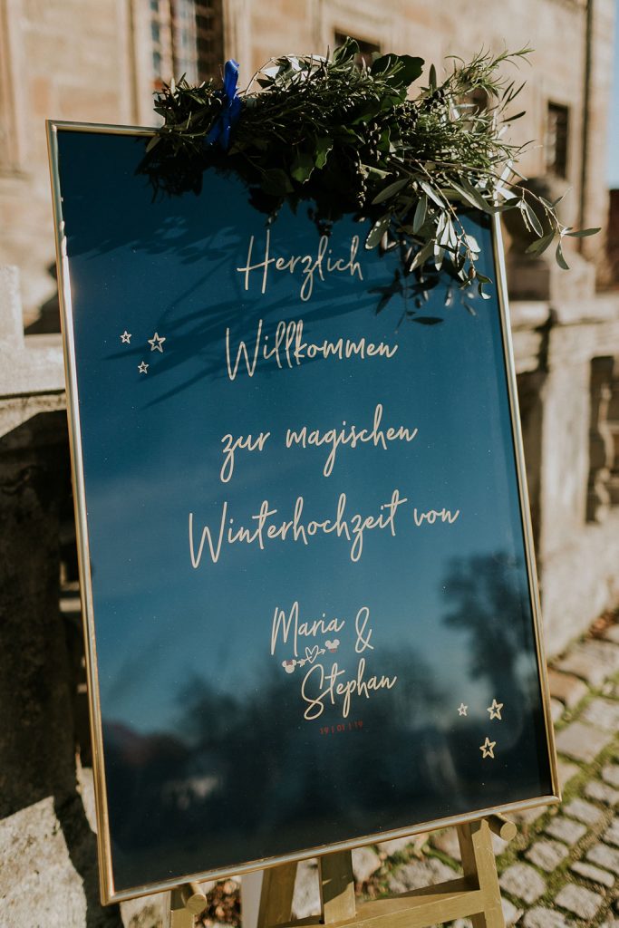 Magical Winter Wedding | Schloss Hemhofen | Bayern
