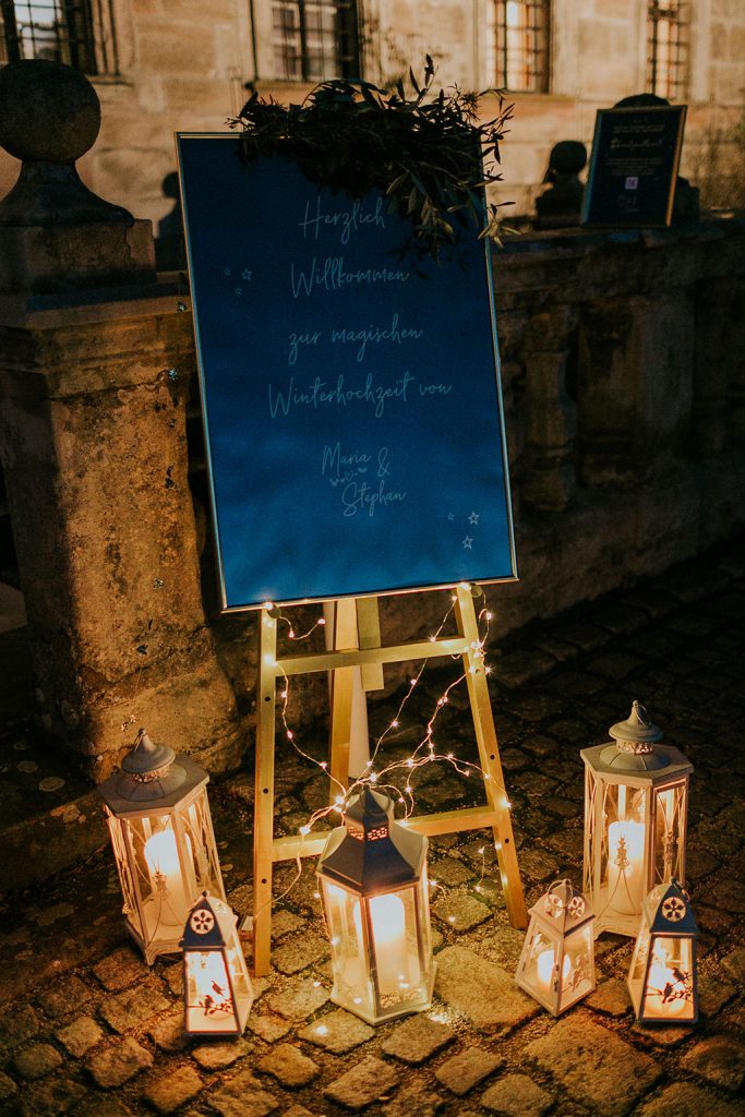 Magical Winter Wedding | Schloss Hemhofen | Bayern