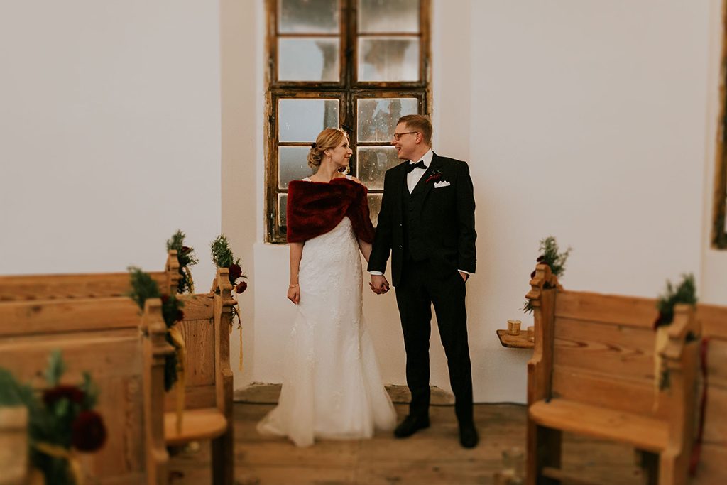 Magical Winter Wedding | Schloss Hemhofen | Bayern