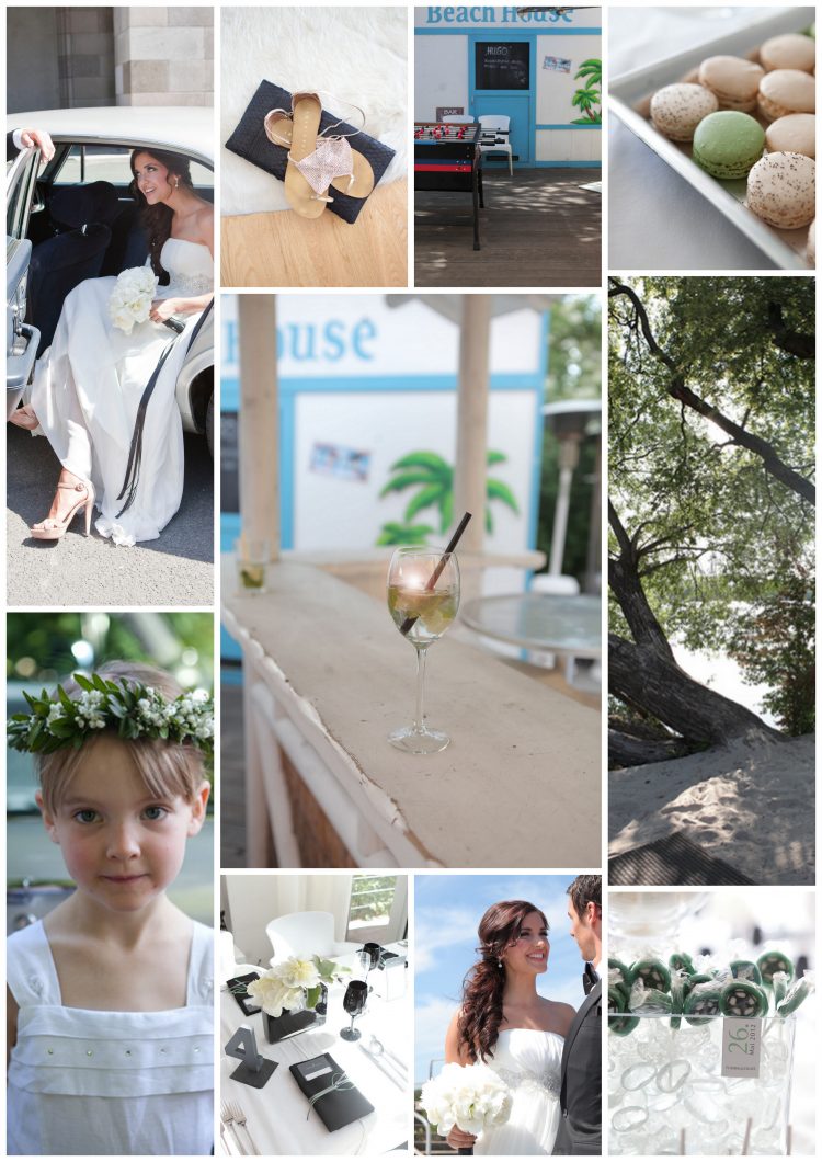 Moodboard für eine Hochzeit im Bootshaus