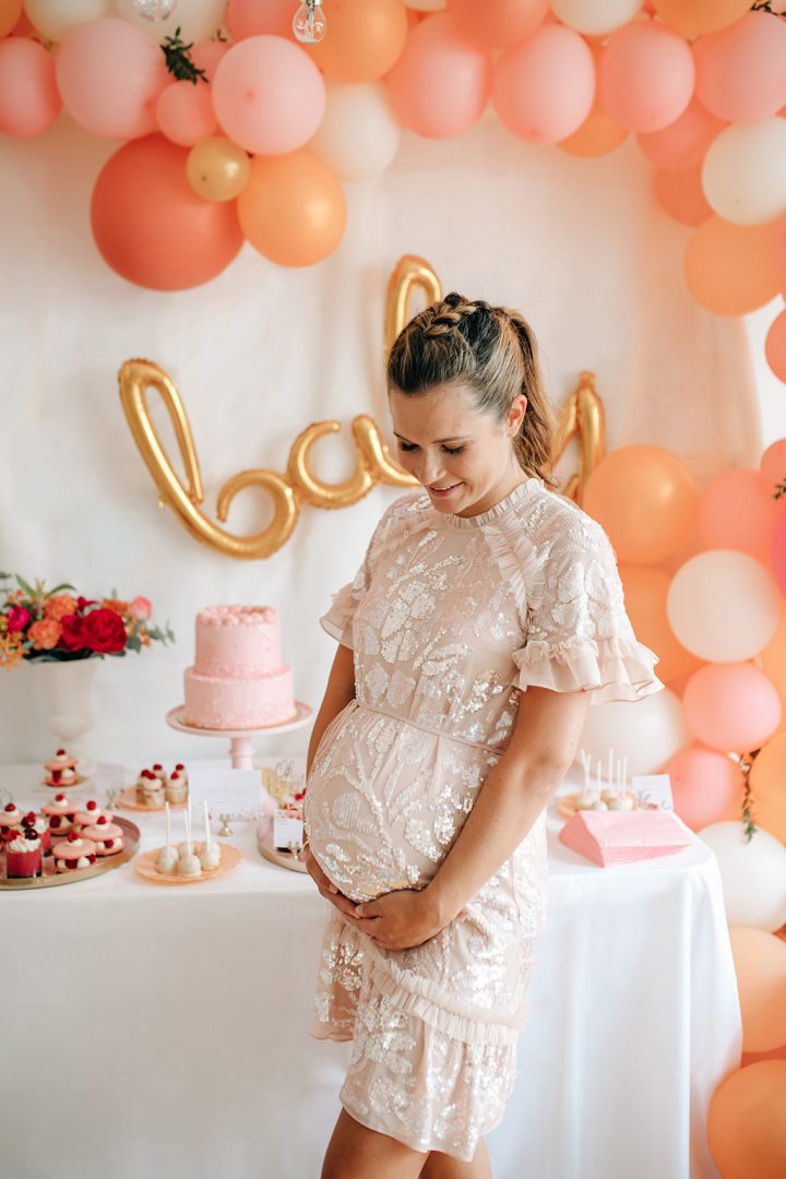 Baby Shower in Sorbetfarben