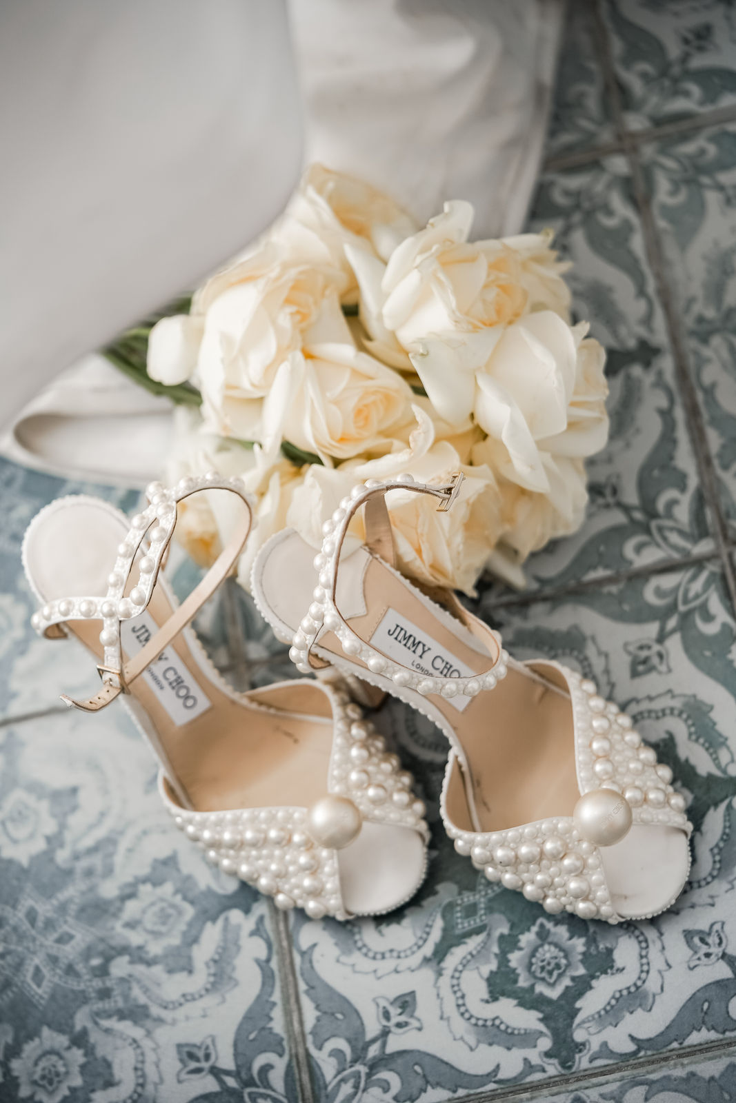Brautschuhe mit Perlen - Hochzeitsplaner München