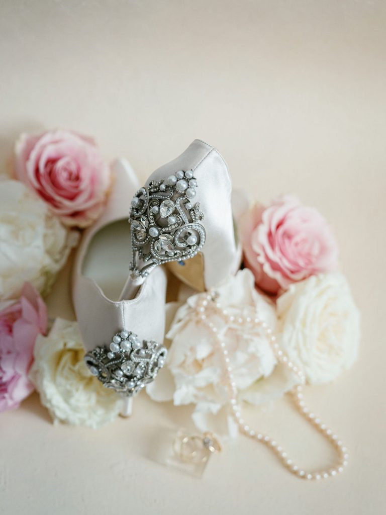 Brautschuhe mit Strass