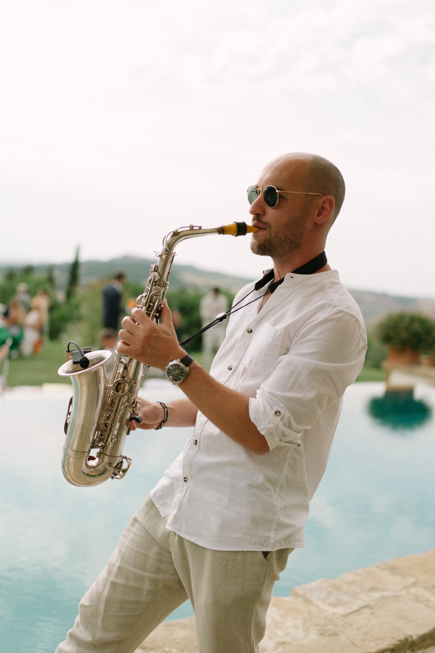 Saxophone Player Music Italy