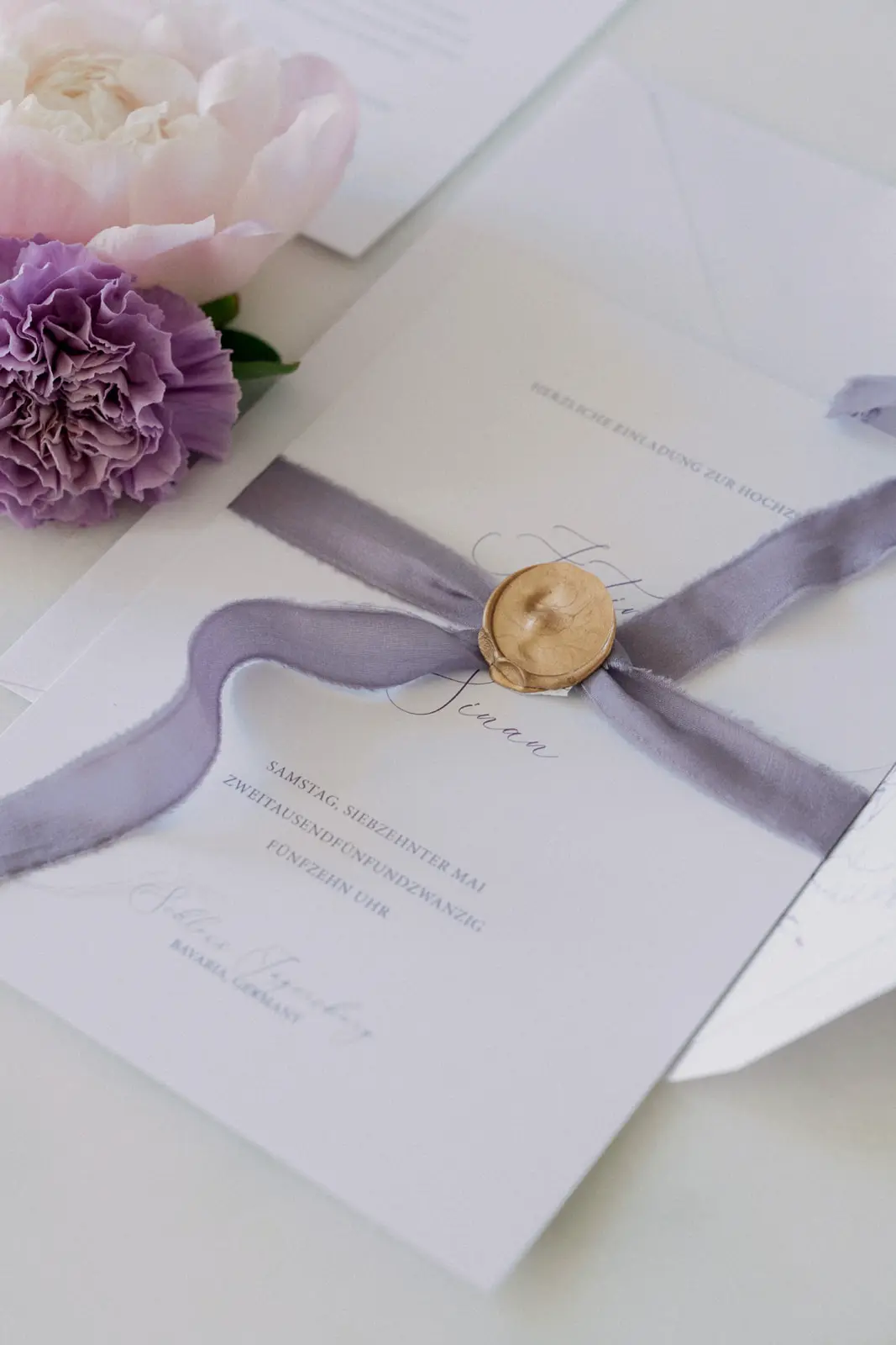 Gestaltung der Papeterie bei KOLA weddingz & parties
